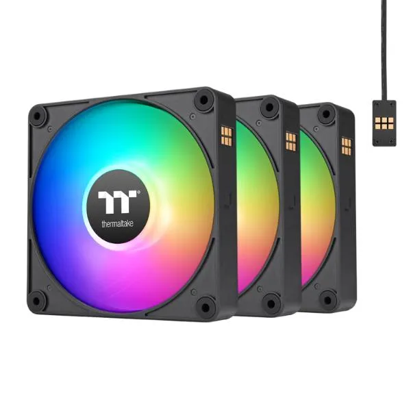 Thermaltake CT120 EX ARGB Reverse PC Case Fan (Black)
