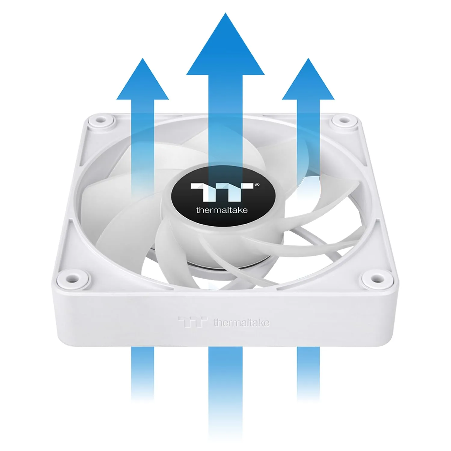 Thermaltake CT120 EX ARGB Reverse PC Case Fan (White) overview 2