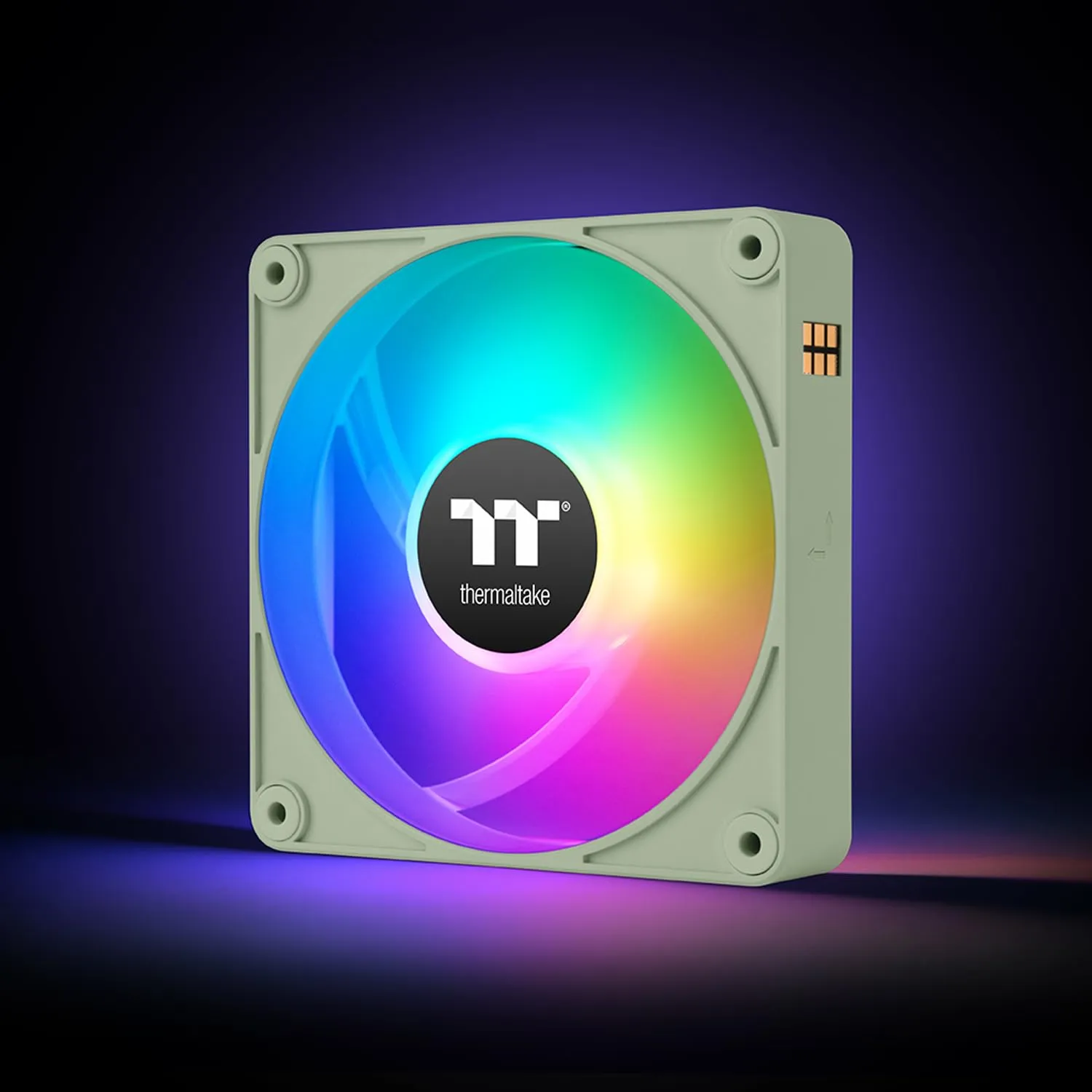 Thermaltake CT120 EX ARGB Sync PC 120mm Cooling Fan (3-Fan Pack, Matcha Green) overview 1