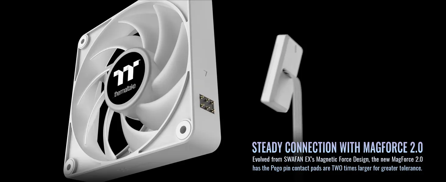 Thermaltake CT120 EX ARGB Sync PC White Cabinet fan (Triple Pack) overview 1