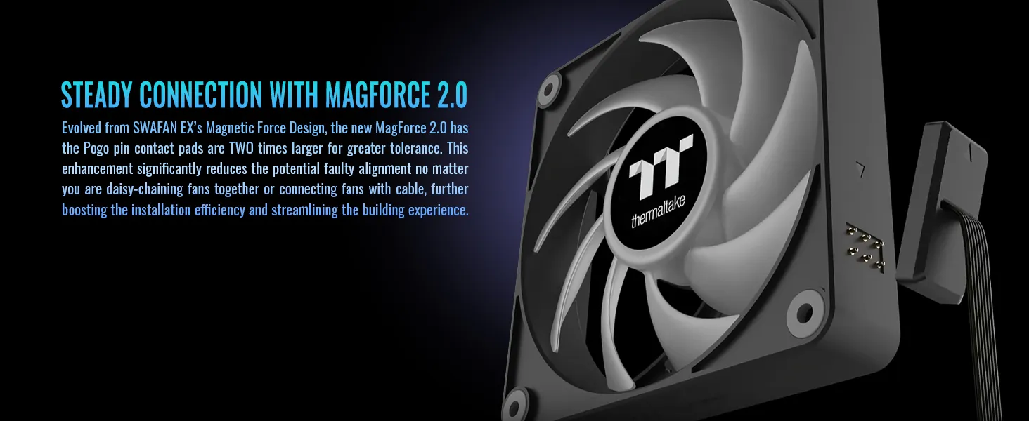 Thermaltake CT140 EX ARGB Sync PC Cooling Fan (3-Fan Pack) overview 4