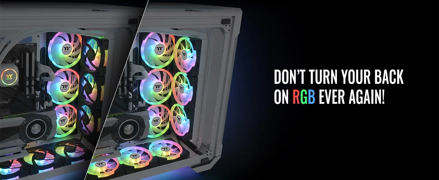 Thermaltake Swafan EX12 ARGB Sync Black Cabinet Fan (Triple Pack) overview 7