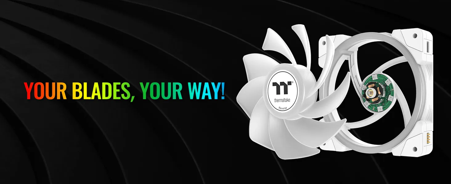 Thermaltake Swafan EX12 ARGB Sync White Cabinet Fan (Triple Pack) overview 5