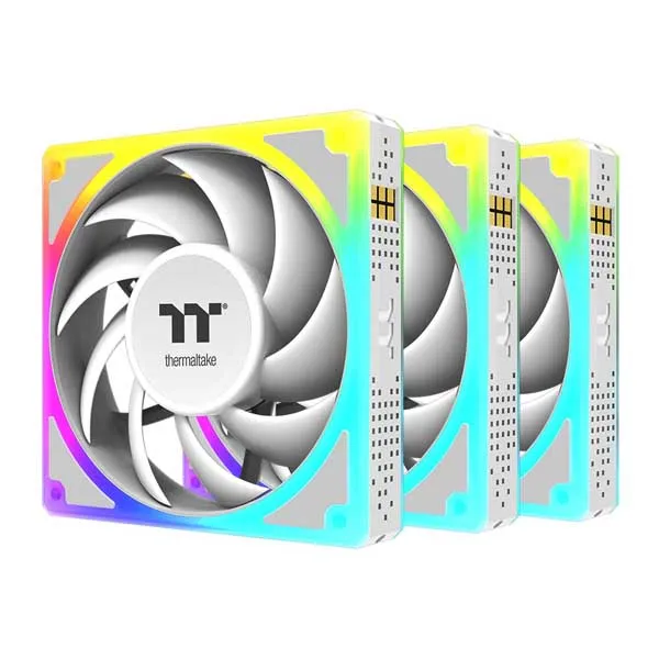 Thermaltake TOUGHFAN EX 120 ARGB Sync PC Cooling Fan Snow (3-Fan Pack)