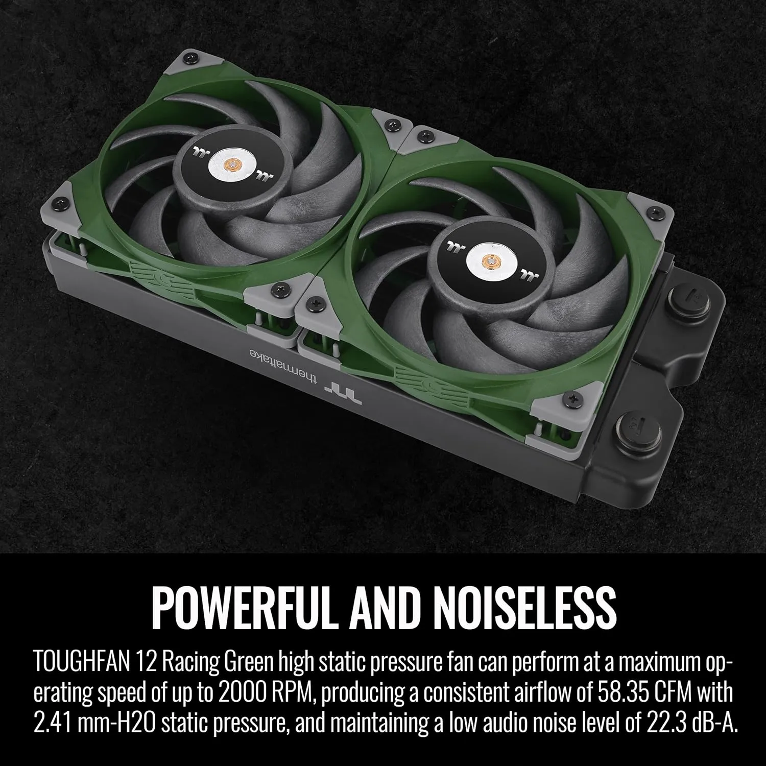 Thermaltake ToughFan 12 Racing Green High Static Pressure 2000 PWM overview 4