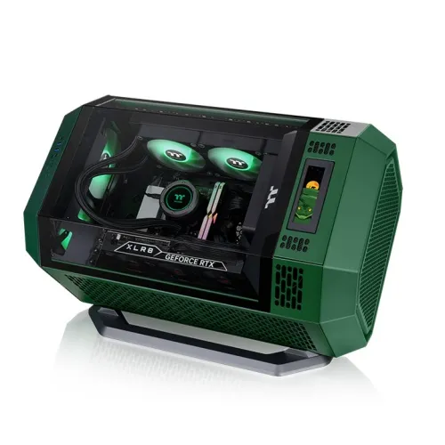 Thermaltake Tower 300 Series Horizontal Display Chassis Support Stand (Racing Green) overview 1