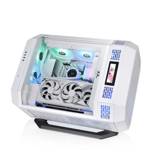 Thermaltake Tower 600 Series Horizontal Display Chassis Support Stand Snow (AC-076-ON6NAN-A1) overview 1