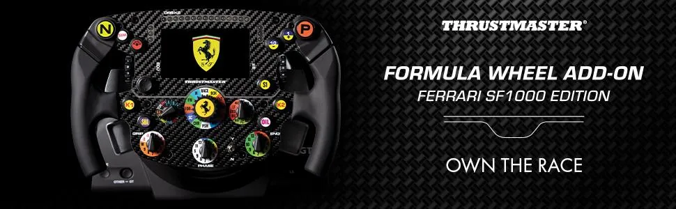 Thrustmaster Ferrari SF1000 Edition, Formula Wheel ADD ON |PS5/PS4/Xbox One / Xbox Series X/S overview 1