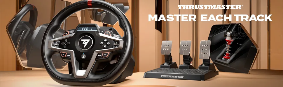 Thrustmaster T248P Racing Wheel (PlayStation 5, PlayStation 4, PC) overview 1
