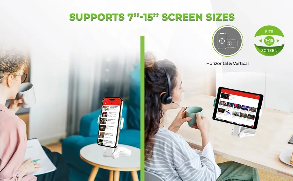 ULTRAPROLINK Alfred Desk Mount for Phones & Tablets - White overview 2