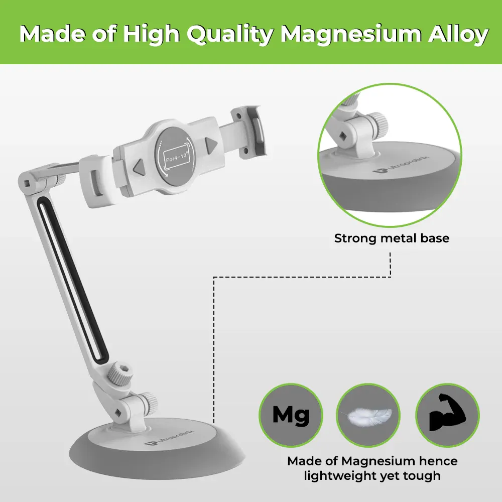 ULTRAPROLINK Jeeves Universal Table Top Mount - White overview 4