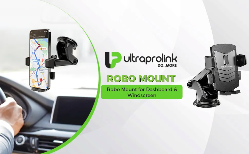 ULTRAPROLINK Robo Mount Adjustable Holder Universal Car Mount overview 1