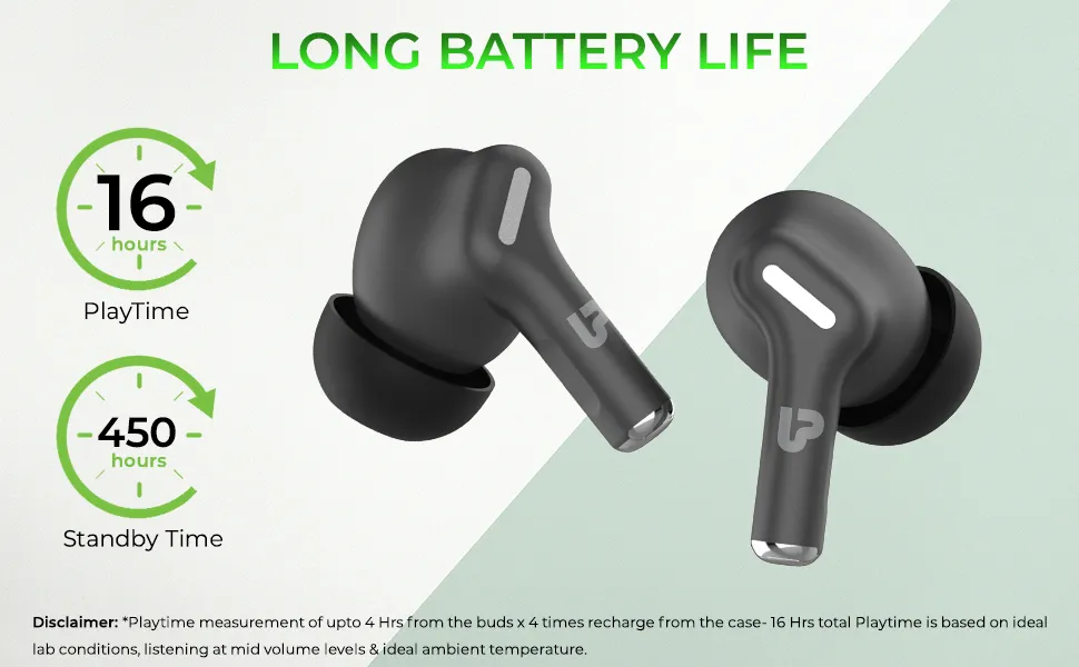 ULTRAPROLINK Swag ANC True Wireless Earphones - Black overview 2