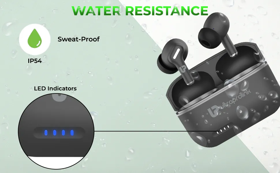 ULTRAPROLINK Swag ANC True Wireless Earphones - Black overview 4