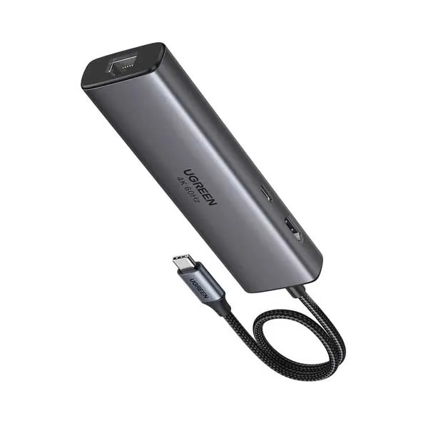 Ugreen CM512 6 in 1 Multifunctional USB C Hub 100W PD Ethernet Dock Multi Port (45000)