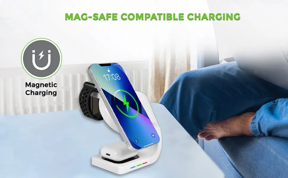 UltraProlink 4 in 1 Wireless Charging Dock 20W UM1006ZW overview 2