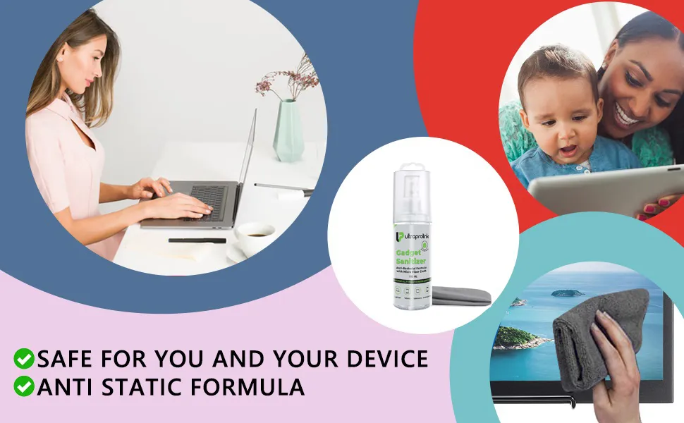 UltraProlink Universal Screen Cleaning & Sanitizer Kit - 150ml overview 2
