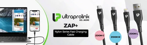 Ultraprolink Zap+ Plus Micro USB UL1069BLK overview 1