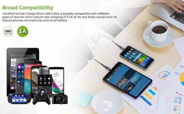 Ultraprolink Zap+ Plus Micro USB UL1069BLK overview 3