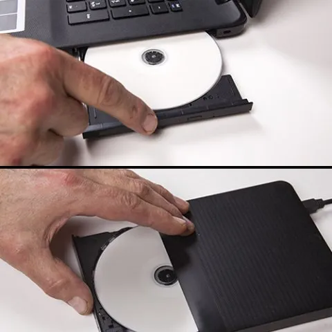 Verbatim External Slimline CD/DVD Writer USB 2.0 overview 2