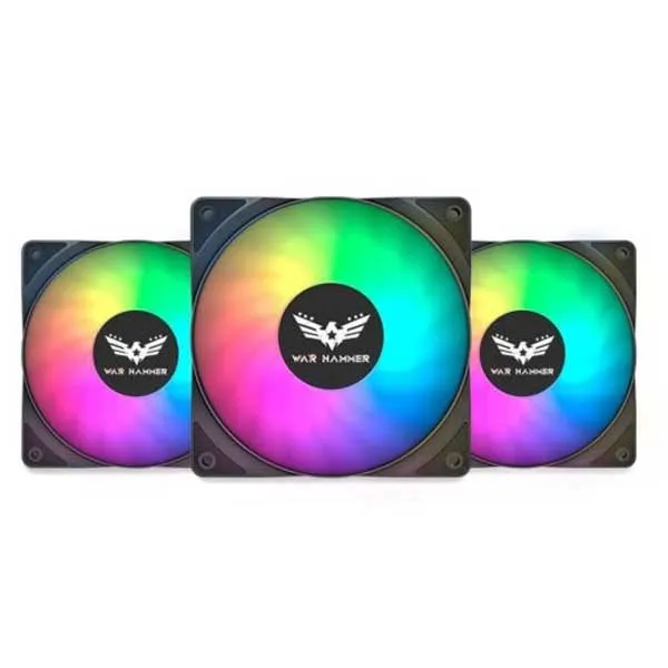 WAR HAMMER Kratos IF120 Auto RGB Kit Value Series 120mm 1500 RPM Case Fan