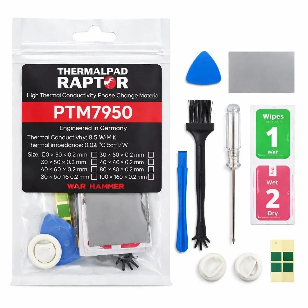 WAR HAMMER Raptor PTM7950 Phase Change GPU Thermal Pad