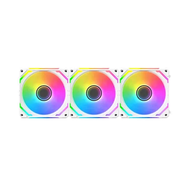 Xigmatek Starlink Ultra Arctic 120mm ARGB Cabinet Fan (Triple Pack)
