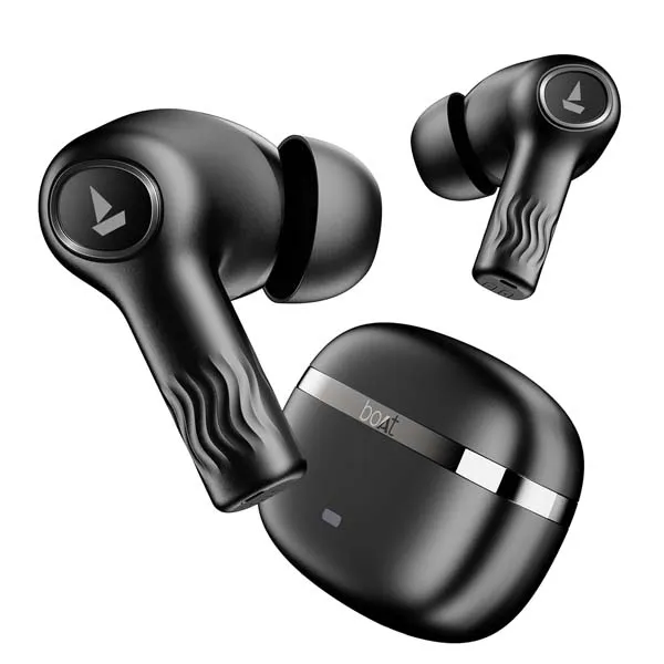 boAt Nirvana Ion TWS Ear Buds Wireless Earphones with mic (Charcoal Black)
