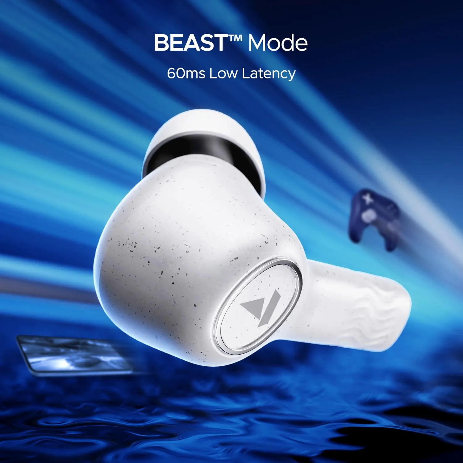 boAt Nirvana Iris Truly Wireless in Ear Ear Buds w/Up to 32 dB Active Noise Cancellation (Quartz White) overview 7