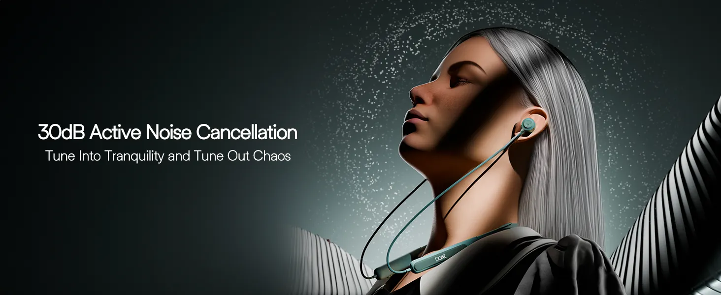 boAt Rockerz 210 ANC 30dB Active Noise Cancellation Active Noise Cancellation Neckband (Powder Blue) overview 2