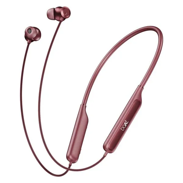 boAt Rockerz 210 ANC 30dB Active Noise Cancellation Active Noise Cancellation Neckband (Ruby Red)