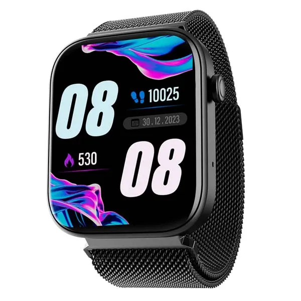 boAt Wave Astra 3 46.48mm HD Display IP67 Water Resistant Smartwatch with Bluetooth Calling (Black Metal)
