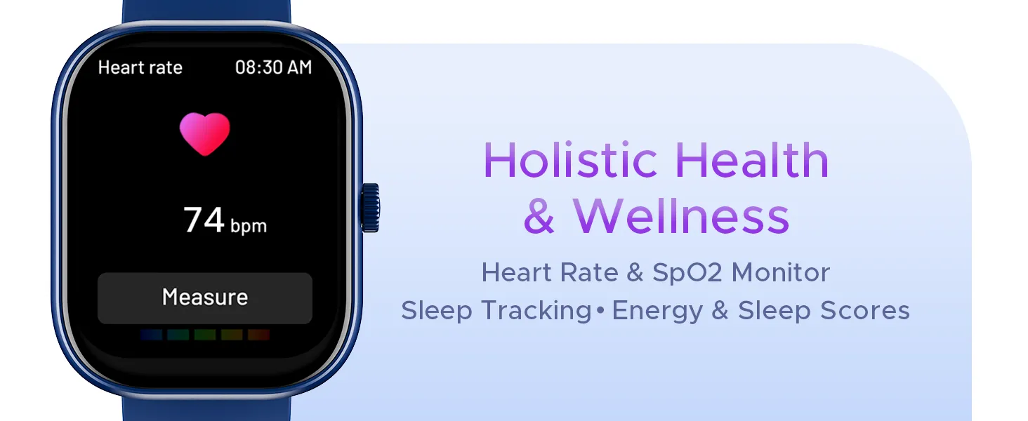 boAt Wave Sigma w/ 2.01″ (5.1 cm) HD Display Smart Watch (Cool Blue) overview 9