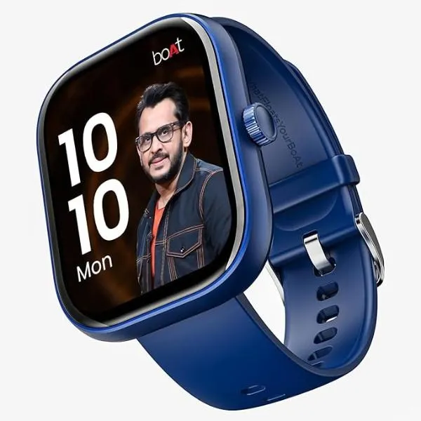 boAt Wave Sigma w/ 2.01″ (5.1 cm) HD Display Smart Watch (Cool Blue)