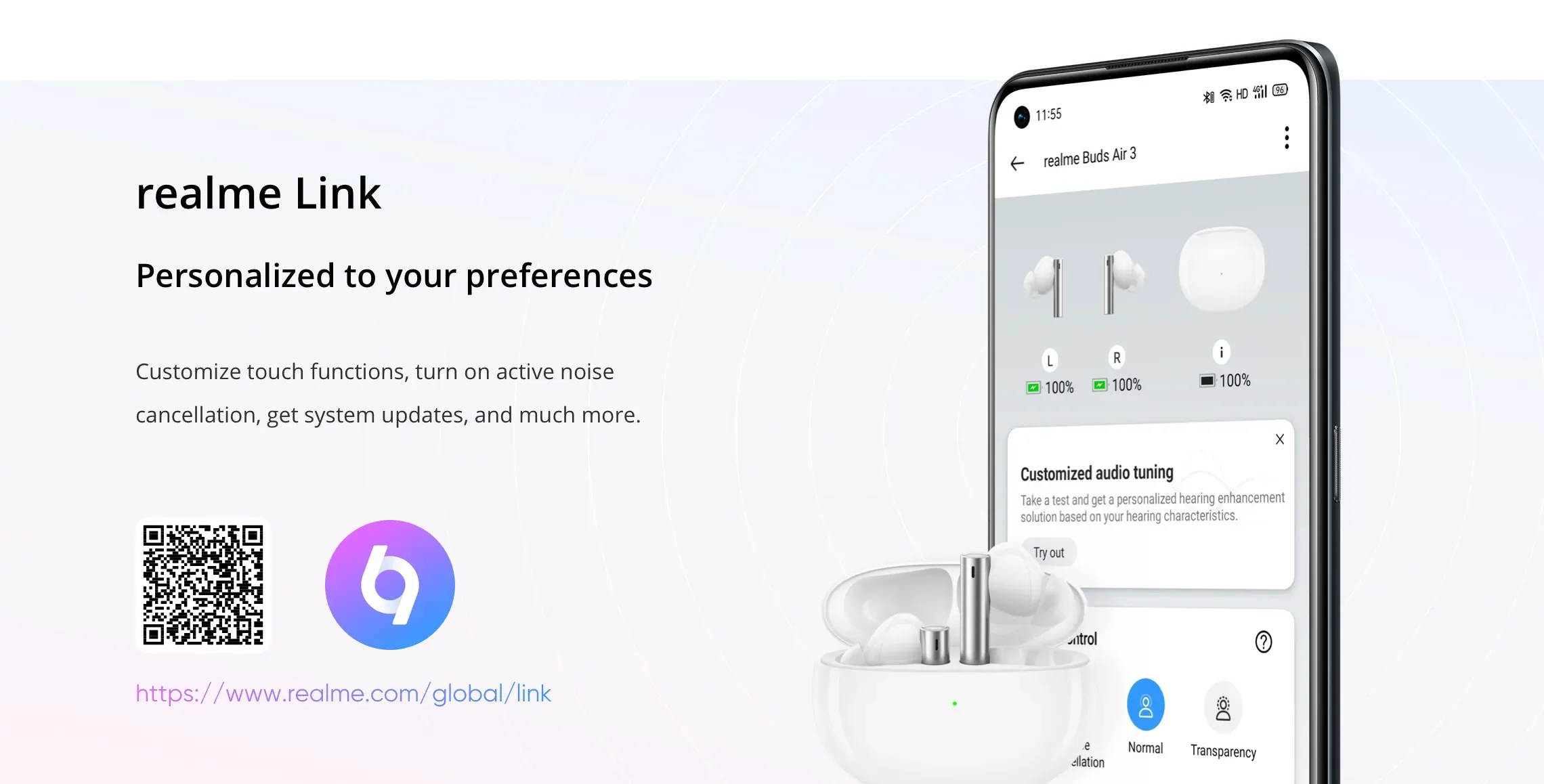 realme Buds Air 3 (Starry Blue) overview 44