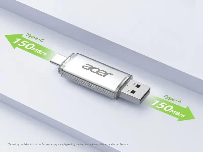 Acer UT300 64GB USB 3.2 Gen1 Flash Drive overview 1