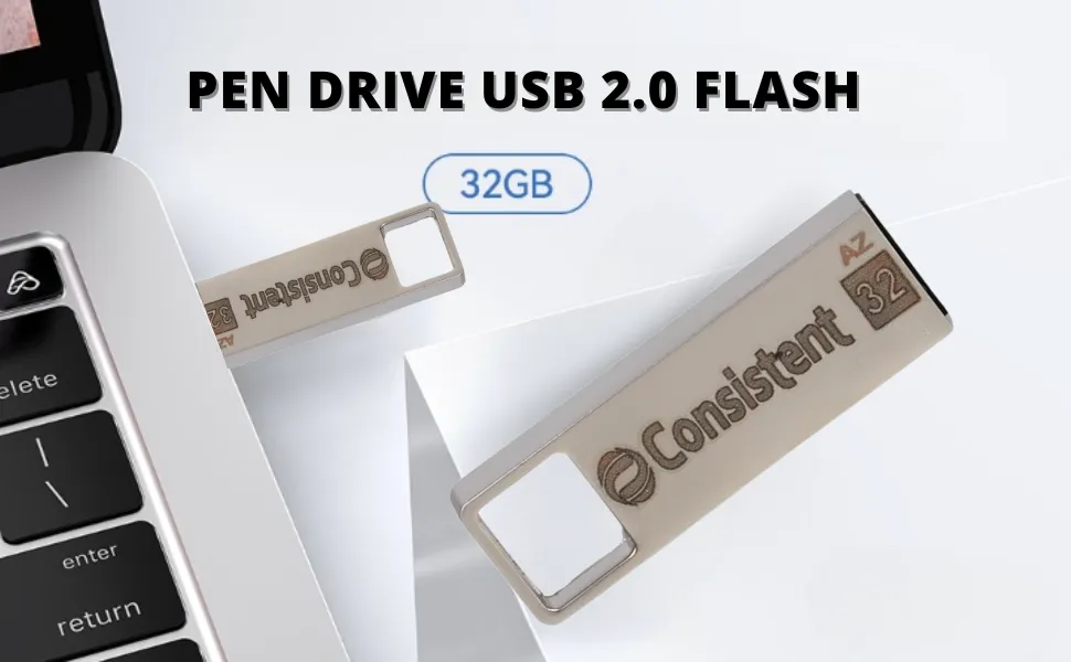 Consistent Pen Drive 32GB 2.0 (Grey) 5 year Warranty overview 2