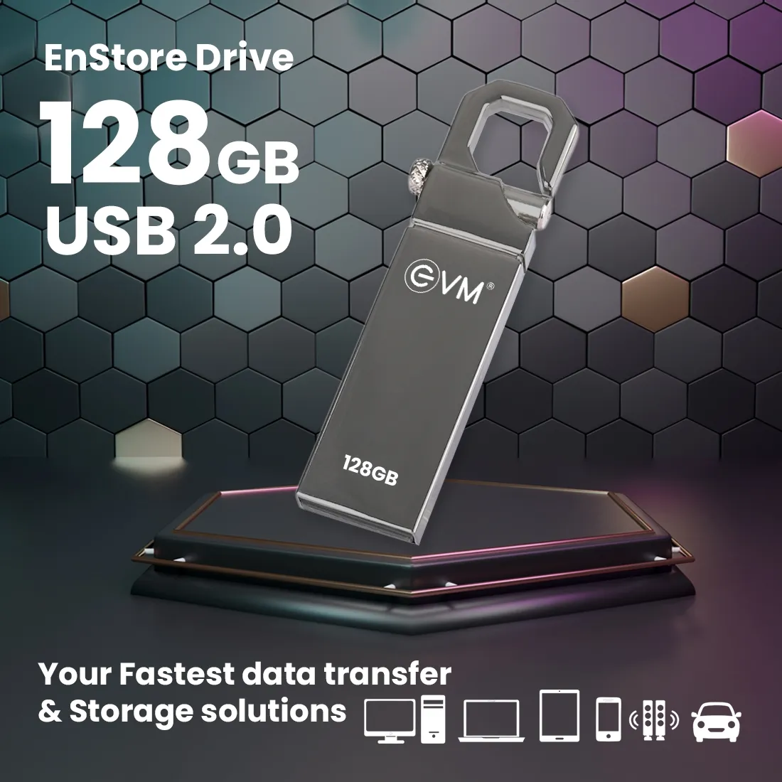 Evm 128gb Enstore Drive Usb 2.0 (Pendrive) overview 1