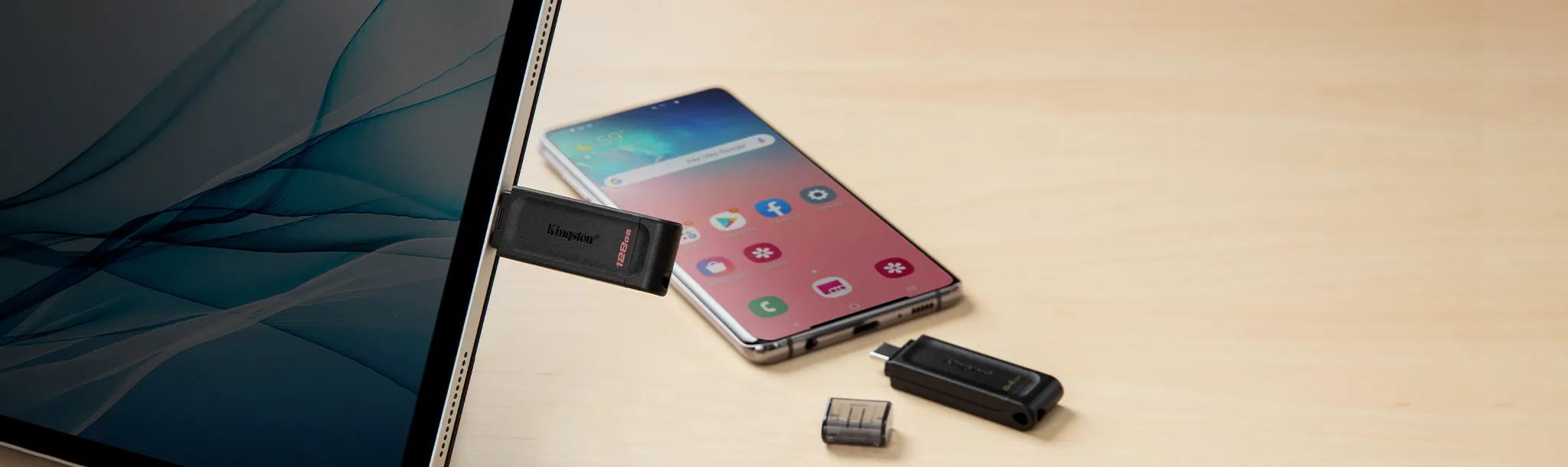 Kingston 256GB DataTraveler 70 USB 3.2 Gen 1 Type-C Flash Drive overview 2