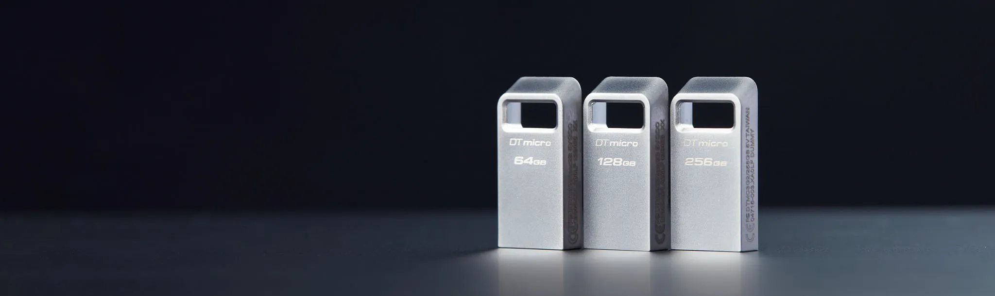 Kingston 64GB DataTraveler Micro USB Flash Drive (Silver) overview 3
