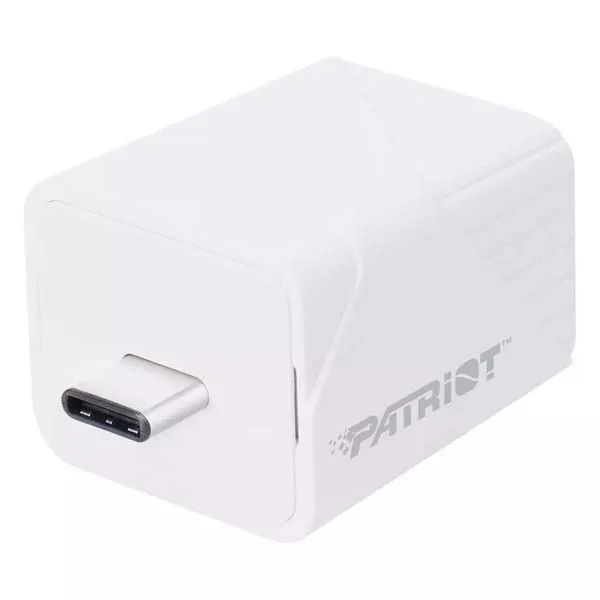Patriot iLuxe Cube 128GB USB Type-C Flash Drive (PI128GCUW30C,White)