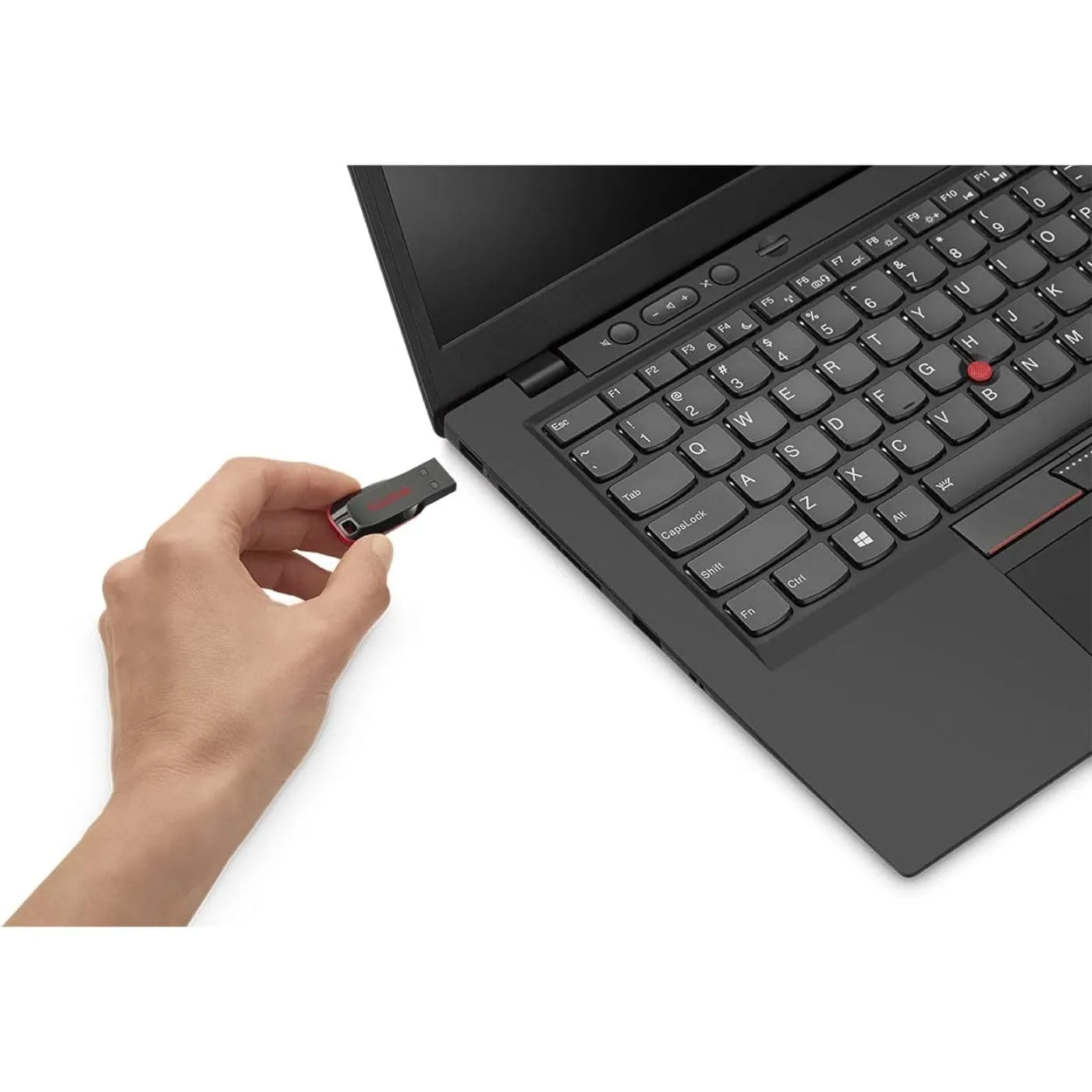 SanDisk Cruzer Blade SDCZ50-032G-I35 32GB USB 2.0 Pen Drive (Red) overview 1