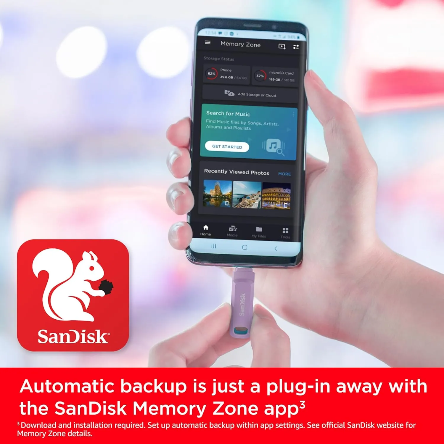 SanDisk Mobile Pen Drive Go - 128GB (Black) overview 2