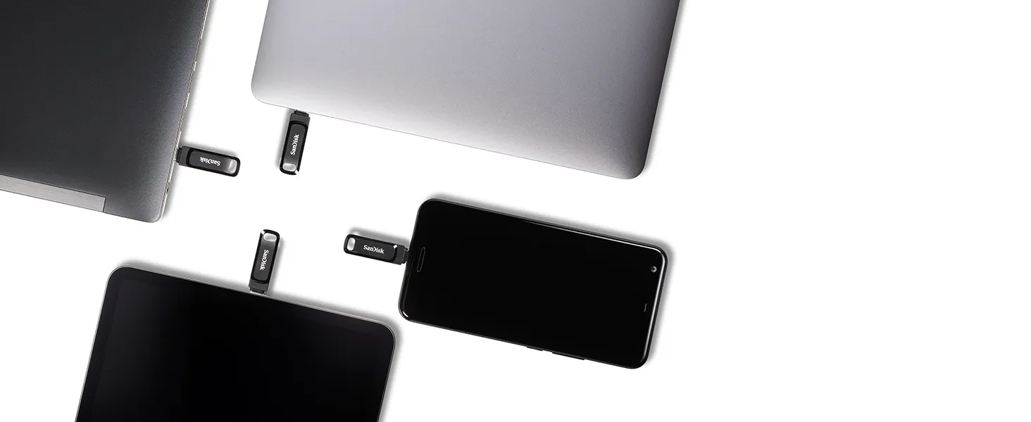 SanDisk Ultra Dual Drive Go SDDDC3-064G-I35 64GB USB 3.0 Type C Pendrive for Mobile (Black) overview 3