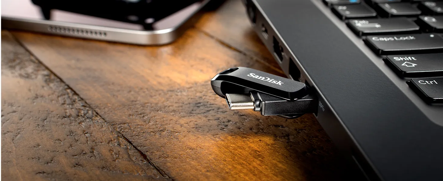 SanDisk Ultra Dual Drive Go SDDDC3-064G-I35 64GB USB 3.0 Type C Pendrive for Mobile (Black) overview 6
