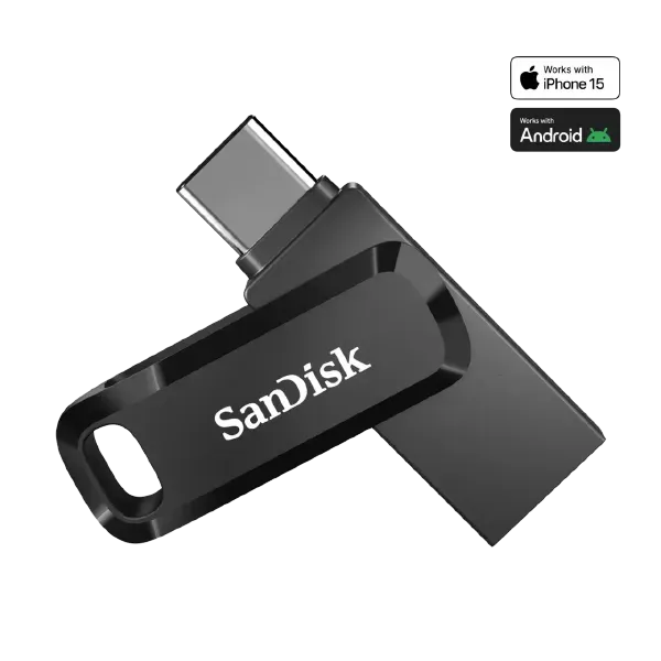 SanDisk Ultra Dual Drive Go SDDDC3-256G-I35 256GB USB 3.0 Type C Pendrive for Mobile (Black)
