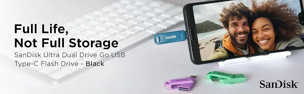 SanDisk Ultra Dual Drive Go SDDDC3-512G-I35 512GB USB 3.0 Type C Pendrive for Mobile (Black) overview 1