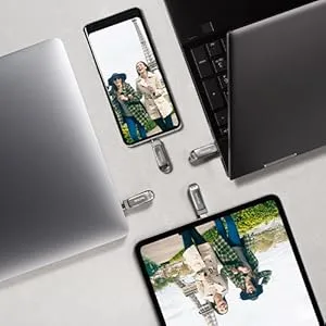 SanDisk Ultra Dual Drive Luxe 64GB USB Type C Flash Drive (Silver) overview 6