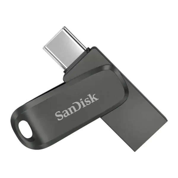 SanDisk Ultra Dual Drive Luxe USB Type-C Flash Drive - 256GB (Dark Grey)