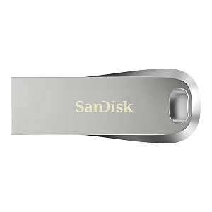 SanDisk Ultra Luxe USB 3.2 64GB Flash Drive Upto 150MB/s (All Metal, Metallic Silver) overview 2